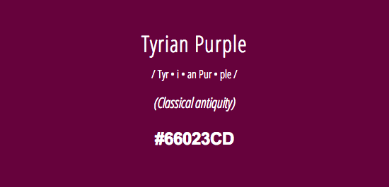 tyrian-purple